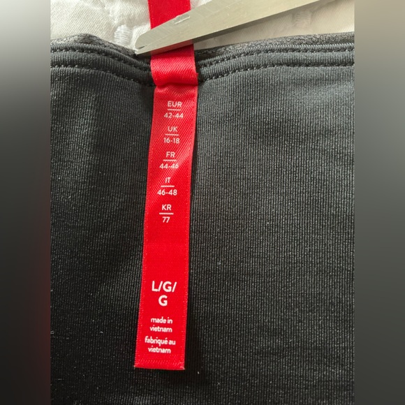 SPANX Faux Leather Black High Rise Ankle Leggings L - Picture 5 of 12